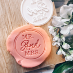 Mr and Mrs Cookie Stamp Fondant Embosser
