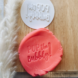 Pop the Bubbly Cookie Stamp Embosser Celebrations