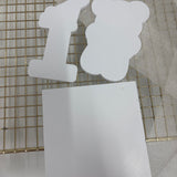 Odd Bunch- party hat 1, bear with hear and valentine plate