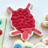 Colourful sheep from Where is the Green sheep stamp and cutter set of 4
