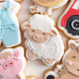 Cute sheep or lamb stamp and cutter