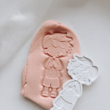 Praying boy Easter/ baptism stamp and cutter