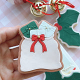 Simple Santa sack with presents stamp and cutter