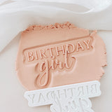 Birthday Girl stamp and cutter