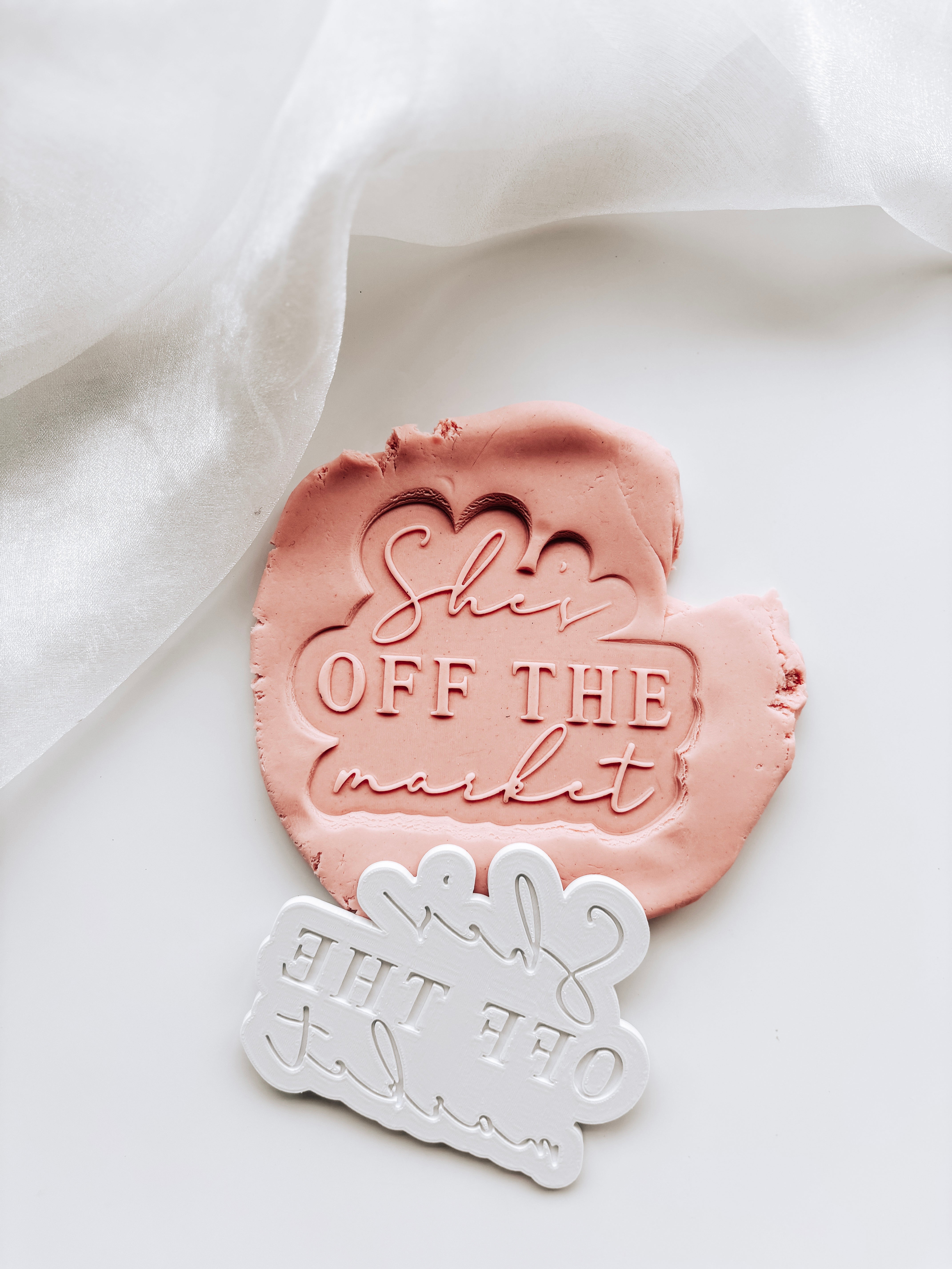 She’s off the market stamp & cutter