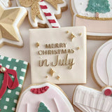 Merry Christmas in July debosser