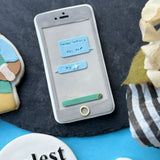 IPhone - Happy Fathers Day Dad - OK Thumbs Up Debosser Stamp and Cutter