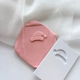 Edible image Christmas santa hat themed party hat stamp & cutter