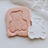 Beary cute ghost stamp and cutter