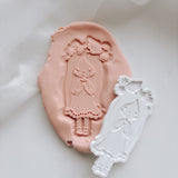 Praying Girl Easter/ baptism stamp and cutter