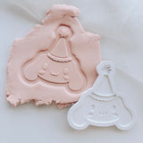 Cinnamoroll in party hat stamp and cutter