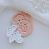 Speckle toadstools trio stamp and cutter
