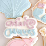 Make waves stamp and cutter