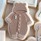 Bear themed onesie stamp & cutter