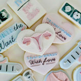 Ovaries in heart stamp and cutter