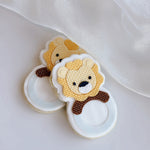 Bear Lion rattle ring debosser and cutter