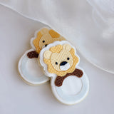 Bear Lion rattle ring debosser and cutter
