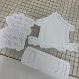 Odd Bunch- sugar plum fairy font stamp, manger & bon bon