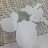 Odd Bunch-swan, ballerina dancer & blank bow frame