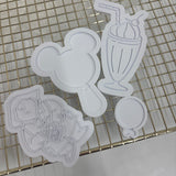 Odd Bunch- Paddington bear, mickey ice cream, thick shakes & mini balloon