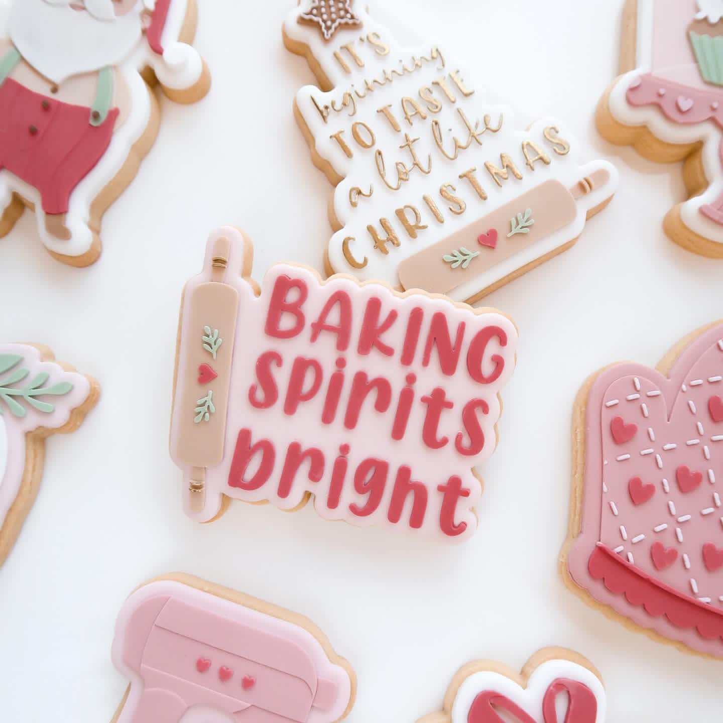 Baking spirits bright debosser and cutter