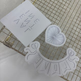 Odd Bunch- love banner, valentine plate & abstract heart