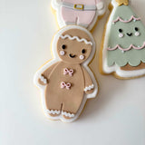 Cute gingerbread debosser stamp and cutter