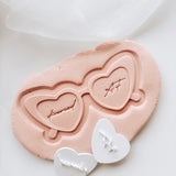 Divorced AF mini embosser set of 2 stamps