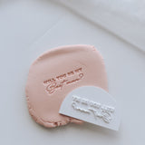 Blank calendar arch set of 8 including 7 embosser phrases