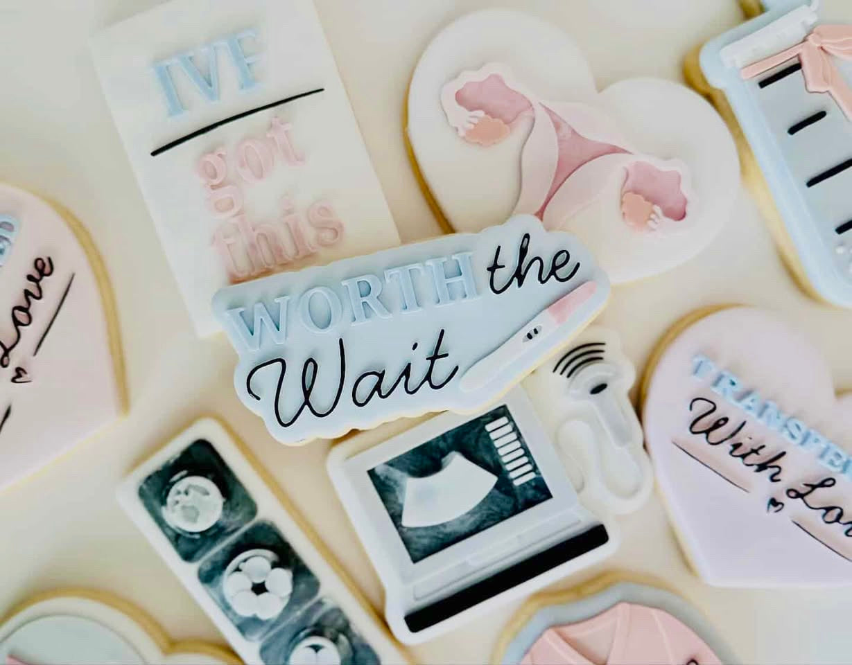 Worth the wait stamp and cutter