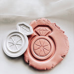 Lemon citrus themed ring stamp and cutters set