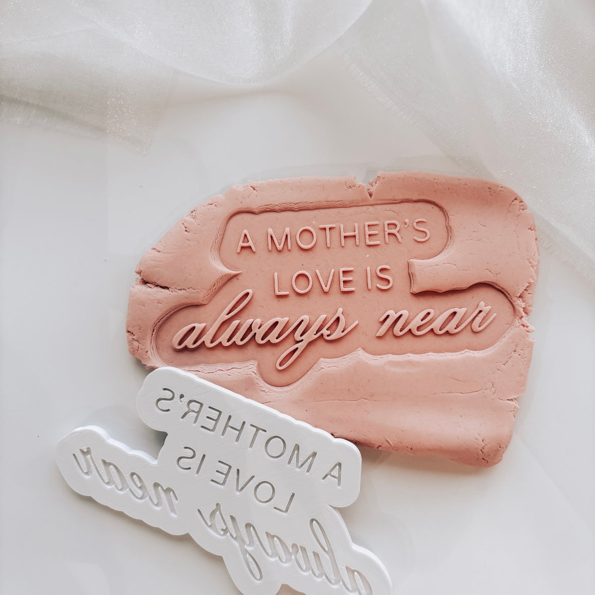 A Mothers love is always near font stamp and cutters