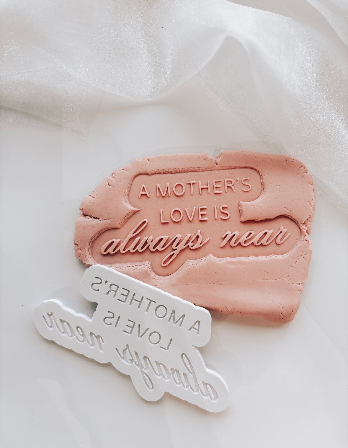 A Mothers love is always near font stamp and cutters