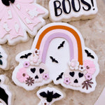 Halloween abstract rainbow stamp and cutter