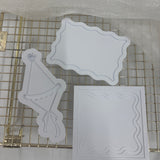 Odd Bunch- vintage party hat, wavy square & wavy rectangle