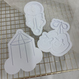 Odd Bunch- sailor themed rattle, baby booties and blank mobile