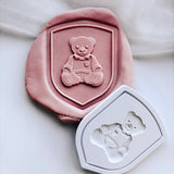 Ralph Lauren bear in plaque stamp and cutter