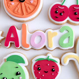 Bubble font personalised name stamp and cutter