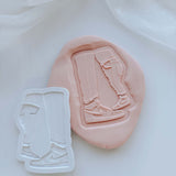 Father & Child Matching Kicks Debosser Stamp and Cutter