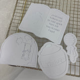 Odd Bunch- pooh on swing, pooh book, hunny pot & mini honey dipper