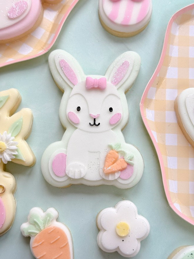 Boss Embossers Rabbit Cute Easter bunny sitting debosser and cutter– Boss Embossers
