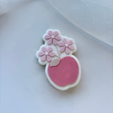 Apple pot plant flower stamp & cutter
