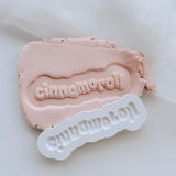 Standard sized Cinnamoroll stamp and cutter