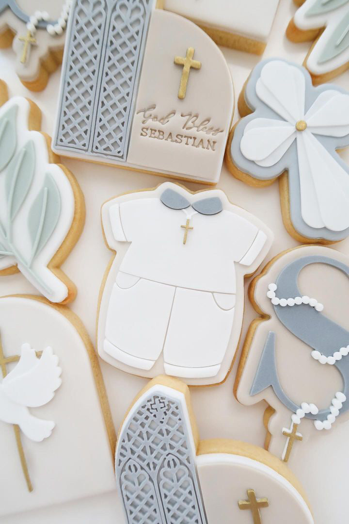 UPDATED Christening/ Baptism Boys outfit stamp and cutter