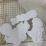 Odd Bunch-triceratops with balloon, roar & cute T-rex