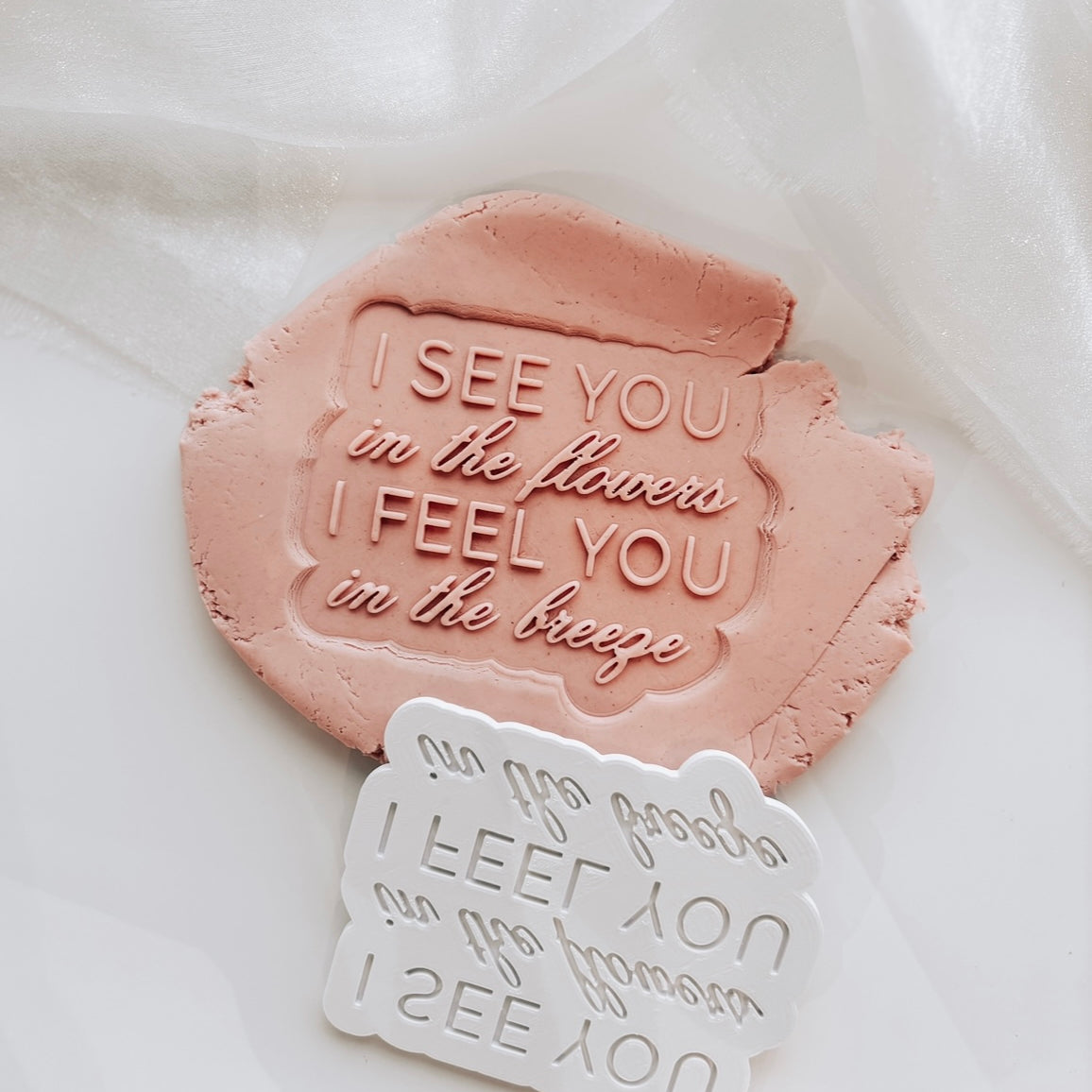 I see you in the flowers I feel you in the breeze stamp and cutters