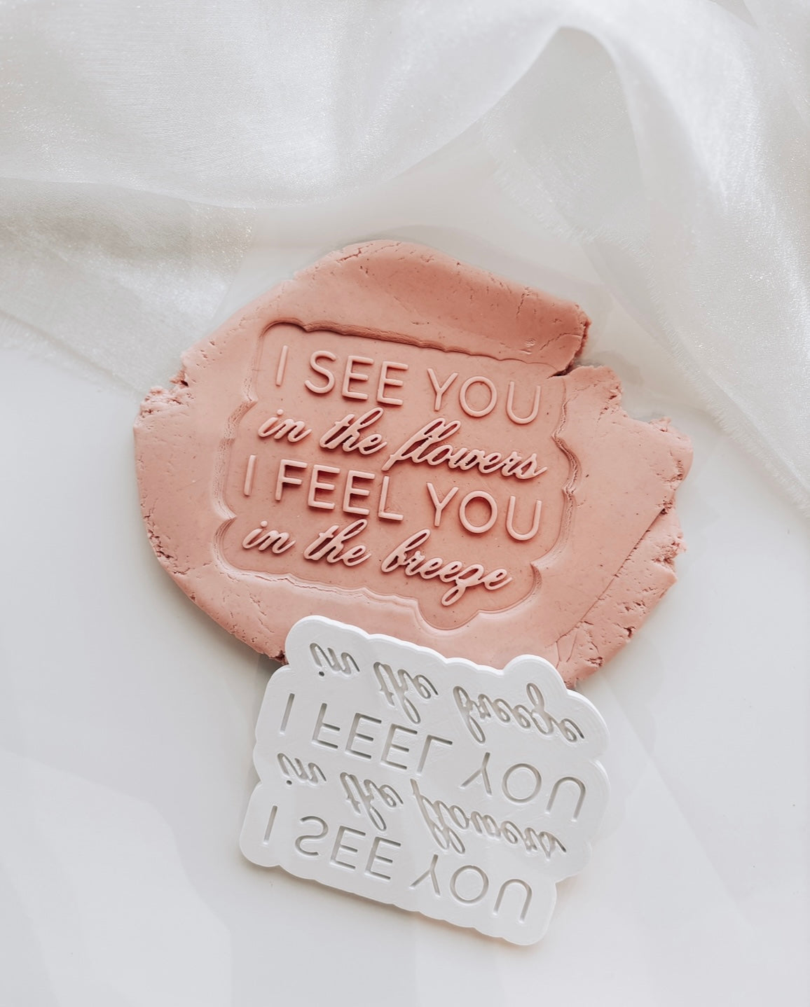 I see you in the flowers I feel you in the breeze stamp and cutters