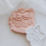 Cherries with double bow stamp and cutter