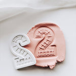 Train Themed Number 2 Cookie Stamp & Cutter