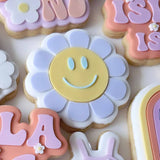 Groovy floral flower debosser and cutter